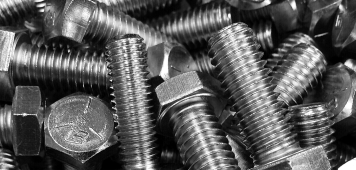Steel Construction With Bolts And Nuts · GL Stock Images