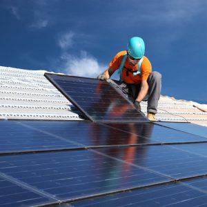 mounting solar panels with fasteners